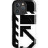 Black and White Geometric Shapes iPhone 16 Pro Magsafe Impact Case